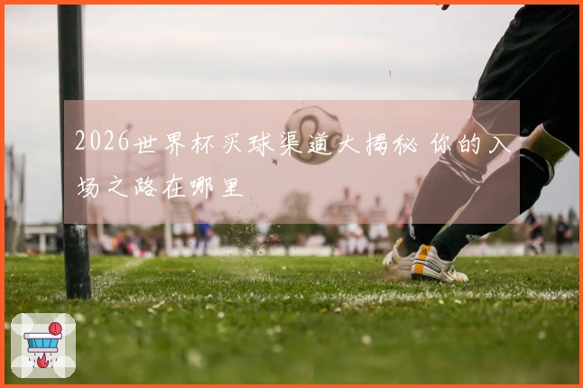 2026世界杯买球渠道大揭秘 你的入场之路在哪里