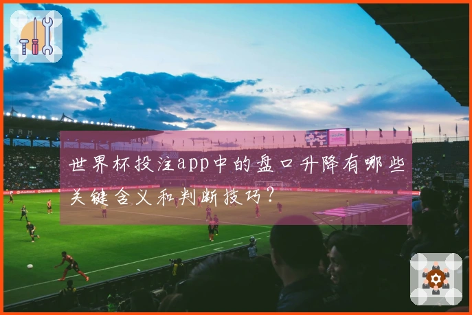 世界杯投注app中的盘口升降有哪些关键含义和判断技巧？