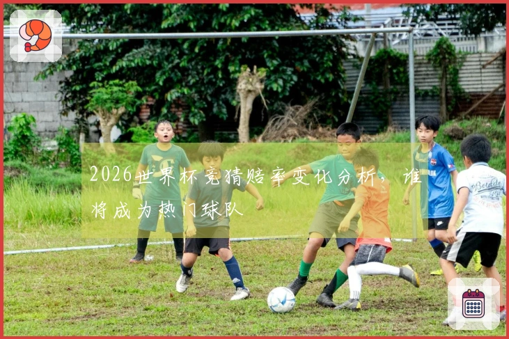 2026世界杯竞猜赔率变化分析，谁将成为热门球队